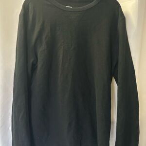 Men's Black Long Sleeve Shirt